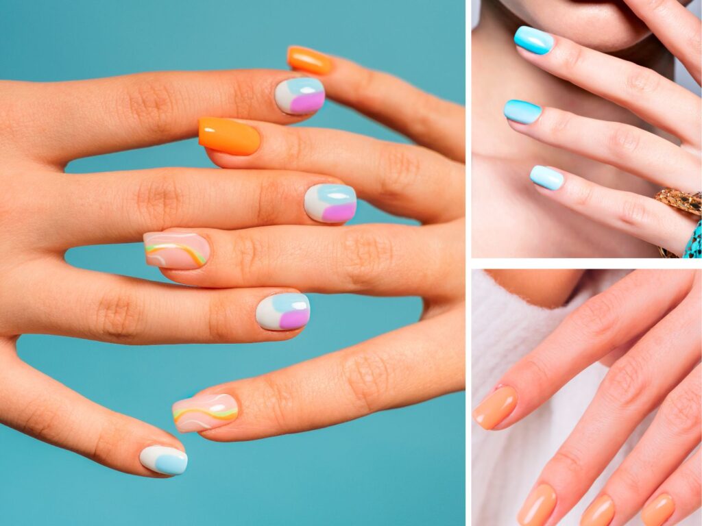 moon manicure