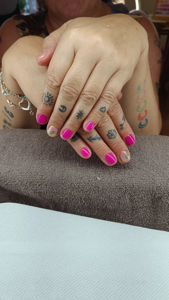 Vacay nails bicolore